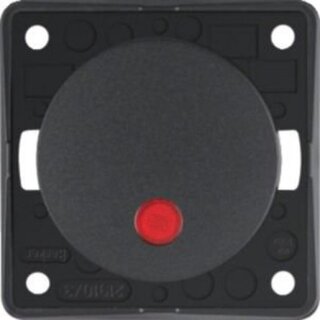 BERKER  937722505 Kontr-Tast, Schl., Lins., Flow/Pure, ant