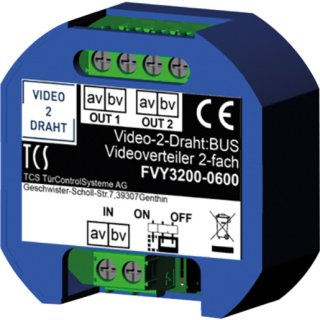 TCS Türcontrolsysteme FVY3200-0600 Videoverteiler...