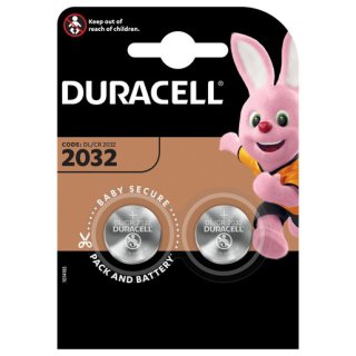 DURACELL D2032-B2 Knopfzelle Lithium 3V CR2032 2er...
