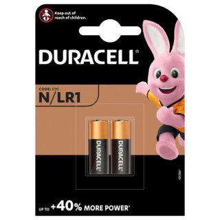 DURACELL DMN9100 B2 Batterie 1,5V Lady LR1 2er Blister...