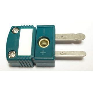 Sensotec 0220 0031 Stecker Miniatur NiCr-Ni Typ K grün
