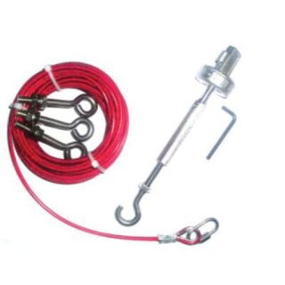 ABB 100m Wire kit Galv LS WIRE KIT 100 Seilzugset 100 m Seil, 37 x Augenschrauben