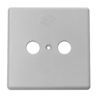 Astro GUZ 400 Deckel für 2-Loch Dose, reinweiß, 80 x 80 mm