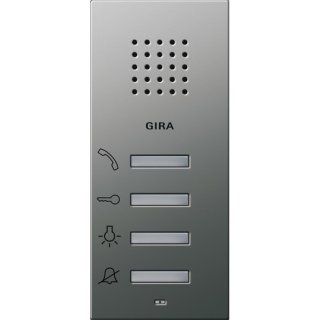 GIRA 1250600 Wohnungsstation AP System 55 Edelstahl