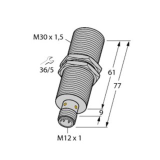 Turck BI15-M30E-LIU-H1141 Induktiver Sensor, mit...