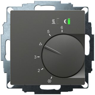 Eberle UTE 2500-Anthrazit-55 UP-Raumregler, 5-30C, AC...