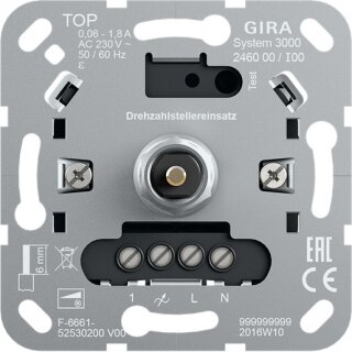 GIRA 246000 S3000 Drehzahlstellereins. Einsatz
