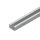 Niedax 2994/2 BO Ankerschiene, C-Profil, Schlitzweite 22 mm, 50x30x2000 mm, ungelocht, Stahl, blank