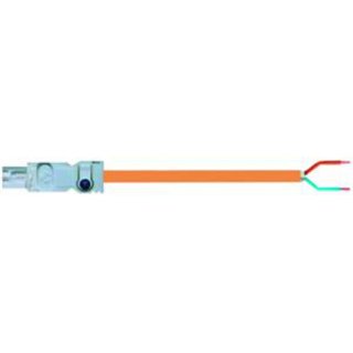 Finder 07L.33 AC-Anschlussleitung für LED-Schaltschrank-Leuchte, Kabelfarbe: orange