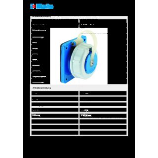 BALS 7153 SchutzKodose FR 16A 3p 250V IP68