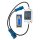 KDK Dornscheidt 460516ZC-PRO KDK-mobiler Stromzähler WS - LC-Displayanzeige mit Energie-Qualitätsmerkmalen - 16A - CEE-Stecker - IP44