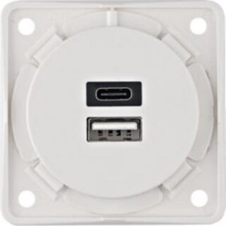 BERKER  926202509 USB Lade-Std.,2f,3A, A+C, ITG, pw matt
