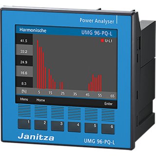 Janitza Electronics UMG 96-PQ-L IT, 90-277 V Modular...
