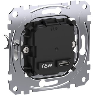 Merten MEG4366-0130 USB Ladestation-Einsatz Typ 1x USB C...