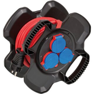 BRENNENSTUHL 1169710100 Gummi-Kabelhaspel X-Gum IP44 10m...