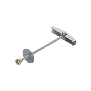 Kleinhuis 764/3 Federklappdübel, Gewinde M3, Stahl,...