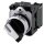 SIEMENS 3SU1150-2BC60-1BA0 Knebelschalter, 22mm, rund, Metall, hochglanz, weiß, tastend, 1S