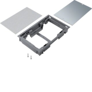 Hager BDE04087011 Blinddeckel E04 147x247 8mm Belag egrau