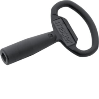 Hager MES-S4K6 Schlüssel zu Dorn 4-kant 6mm