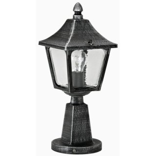 Albert Leuchten 600540 Sockelleuchte Typ Nr. 0540 - Farbe: schwarz-Silber, für 1 x Lampe, E27
