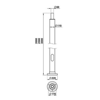 Albert 690014 Aluminiummast Typ Nr. 0014 - Farbe:...