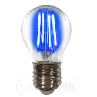 LIGHTME LM85315 Deco LED Filament P45 4W-E27/Blau