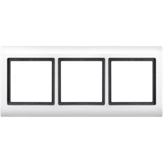 Merten 400319 AQUADESIGN-Rahmen, 3fach, polarweiß