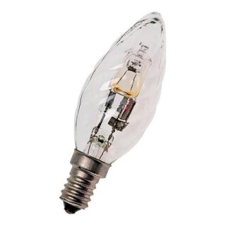 Bailey 143518 BEE ECO Kerze Gedreht C35 E14 240V 20W Klar 240lm 2000h 35x100mm Hochvolt Halogenlampe