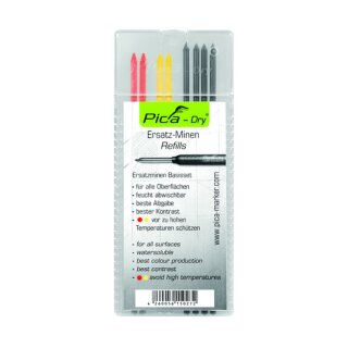 CIMCO 212155 8er Pack Ersatzminen (2 x Rot, 2 x Gelb, 4 x...