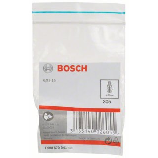 Bosch Professional 1608570041 Spannzange mit Spannmutter, 8 mm, für Bosch-Geradschleifer, passend zu GGS 16