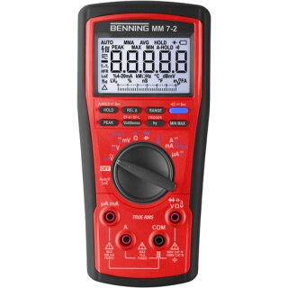 BENNING MM 7-2 Trms Digital-Multimeter 1000V AC/DC. 0.01...