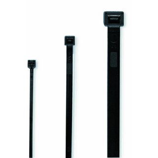 CIMCO 181895 Kabelbinder, schwarz, BxL 12,5x1000 mm, Kabelbaum 40-300 mm, 980 N