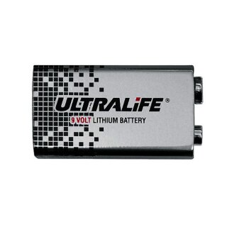 INDEXA U9VL ULTRALIFE 9V Lithium Blockbatterie 9 Volt,...