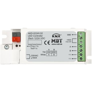 MDT technologies AKD-0224V.02 LED Controller 2-Kanal 3/6 A