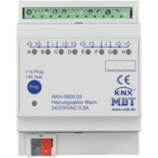 MDT technologies AKH-0800.03 Heizungsaktor 8-fach, 4TE,...
