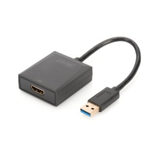Digitus DA-70841 USB 3.0 auf HDMI Adapter, 1080p, Input...