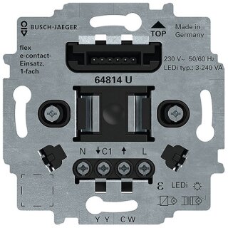 Busch-Jaeger 64814 U 64814 U e-contact-Eins. flex, 1-f