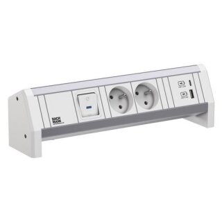 BACHMANN 9020296 DESK 2xUTE 1xUSB A/C 22W 1xSchalter...