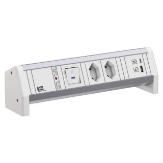 BACHMANN 9020313 DESK 2xCH 0° 1xUSB A/C 22W...
