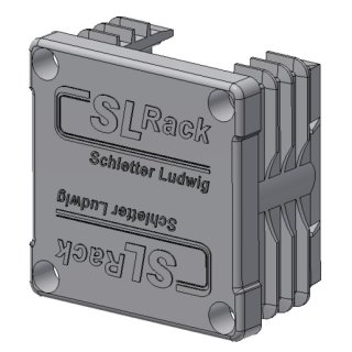 SL-Rack 94640-06 Kunststoff-Endkappe RAIL 40 grau Endkappe für Rail 40 - 40x40 grau