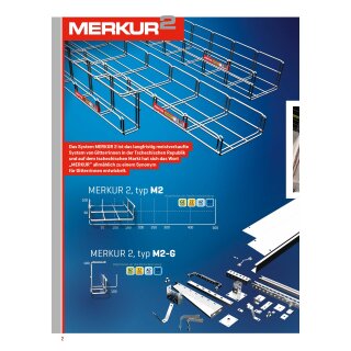 Gitterrinne MERKUR 2 150/50 "GZ" - Stützungabstand cca 1,8 m
