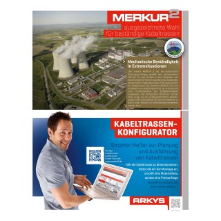 Gitterrinne MERKUR 2 150/50 "GZ" - Stützungabstand cca 1,8 m