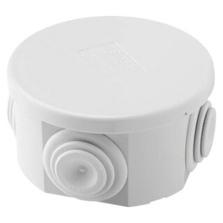 GEWISS GW44002 Abzweigkasten rund d=80 h=40mm IP44 mit 4...