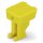 Wago 285-401 Fingerschutzabdeckung;dient als Berührungsschutz für nicht belegte Klemmstellen;für Hochstromklemmen 35 mm²;gelb