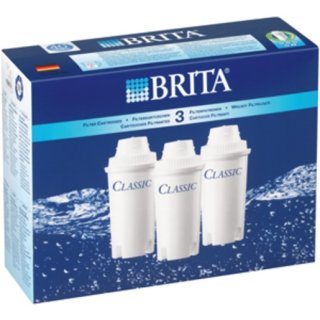 Brita 20538 Classic Pack 3 Filterkartuschen