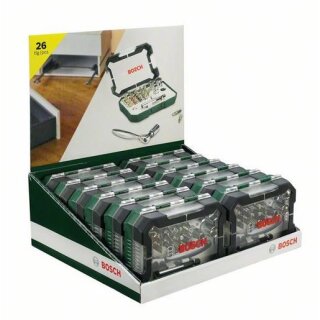 BOSCH 2607017322 Schrauberbit- und Ratschen-Set, 26-teilig