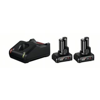 BOSCH 1600A01B20 Akku Starter-Set: 2 x GBA 12 Volt, 6.0...