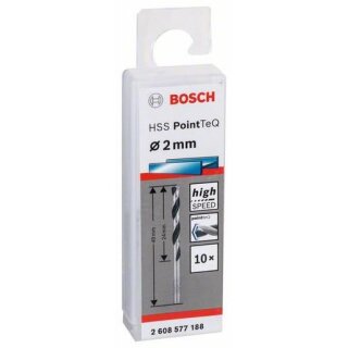BOSCH 2608577188 Metallspiralbohrer HSS PointTeQ, DIN...