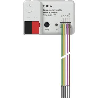 Gira 519400 Tasterschnittst. 4f Komfort KNX Secure