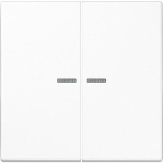 JUNG BT LS 17102 WW HOME Taster 2fach, Duroplast, Serie...